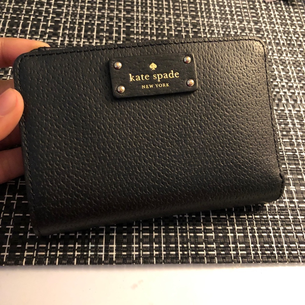 Kate Spade black mini wallet